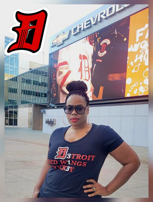 Detroit Red Wings (Womens fitted)